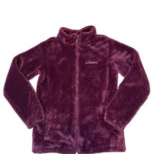 Columbia Beech Forest Full Zip Fleece jacket sweater youth large, ladies small